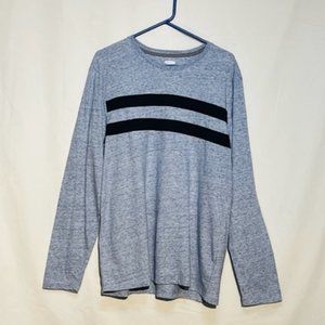 Men's Old Navy Soft Wash Cotton/Polyester Long Sleeve Shirt Blue Size XL